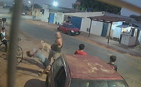 Menino de 12 anos é agredido por vizinho fisiculturista em trindade após tentar pegar manga do pé