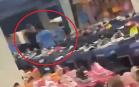 Homem é flagrado espancando ex-funcionária