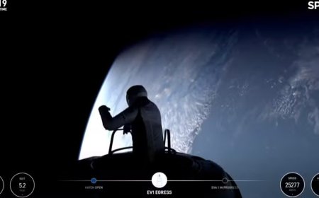 Missão histórica da SpaceX: Turistas fazem primeira caminhada espacial privada