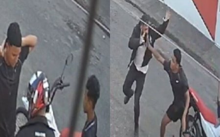 Assalto no Maranhão termina com briga entre assaltantes e vítima foge com a moto