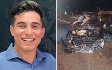 Jovem morre após ser lançado de carro em capotamento