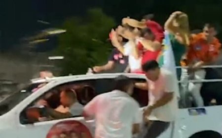 Vídeo: Candidato a prefeito é alvo de ‘chuvas de ovos’ durante carreata eleitoral