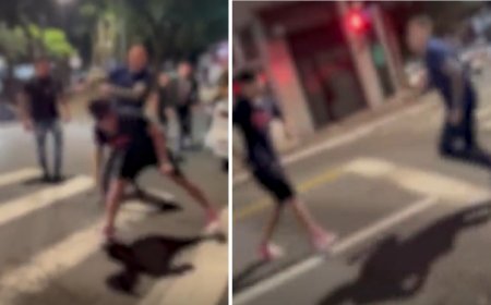 policial penal troca agressões com clientes por causa de pagamento de conta