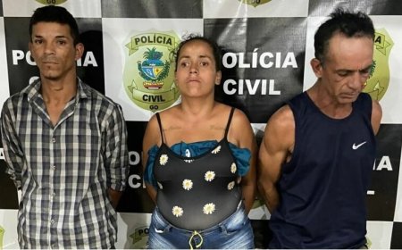 PCGO prende em flagrante trio por roubar celulares e carteira de fiéis dentro de igreja