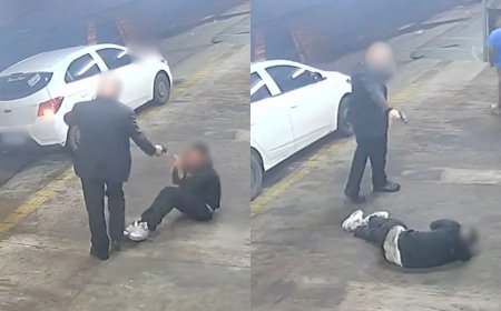 Imagens fortes: Segurança de boate mata jovem a tiros