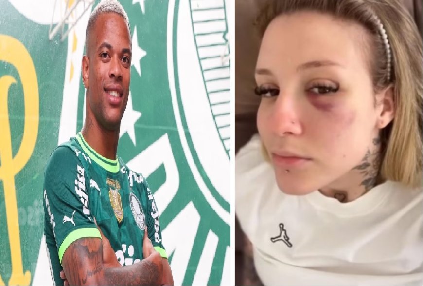 Ex-mulher de jogador Caio Paulista acusa o atleta de agressão física e psicológica