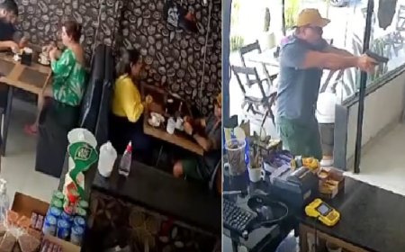 Policial troca tiros com bandido em tentativa de assalto a padaria