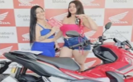 Irmãs têm moto 0km roubada 10 minutos após sair da concessionária