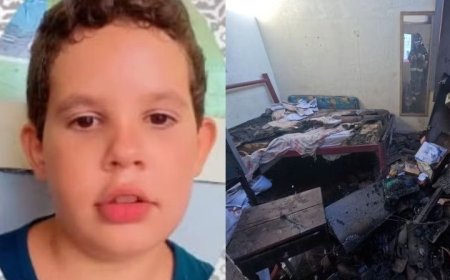 Menino autista de 12 anos morre carbonizado após incêndio em residência