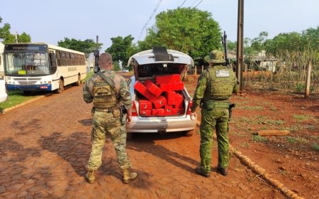 PF e BPFRON/PR apreendem veículo carregado com 360 kg de maconha em Guaíra/PR