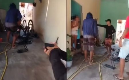 Criminosos filmam invasão a casa e tenta assassinar adolescente de 14 anos