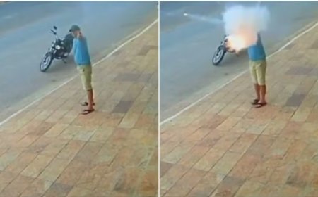 Homem é preso após disparar rojão na residência de prefeito; veja