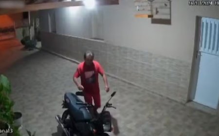 Homem furta moto e morre após colidir com árvore durante fuga