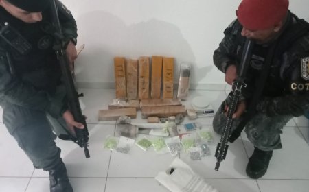 PMCE conduz casal e apreende 11 tabletes de maconha e 988 unidades de ecstasy