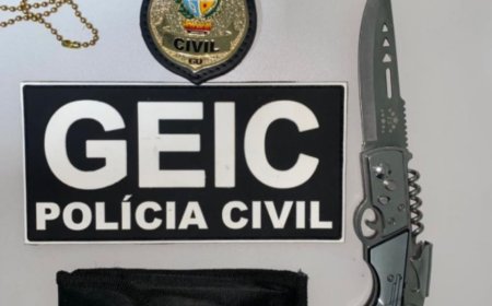 Mulher é presa após tentativa de matar ex-companheiro com golpes de canivete