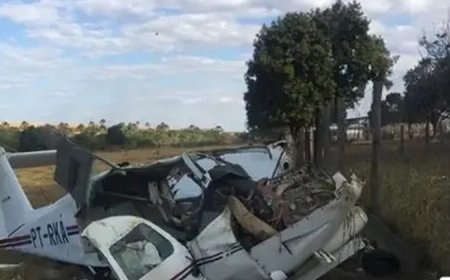 Cinco pessoas morreram na queda de aeronave no interior de SP