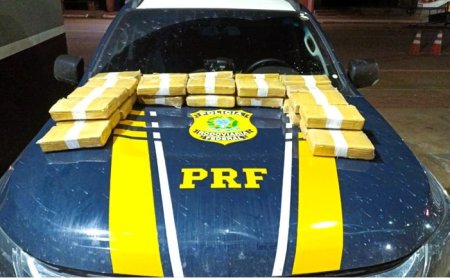 PRF intercepta carregamento de drogas após fuga de motorista
