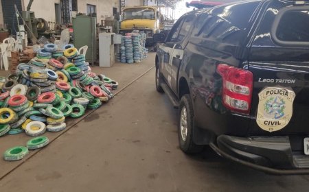 Polícia Civil flagra dois indivíduos furtando carga de cobre avaliada em R$ 1,2 milhão