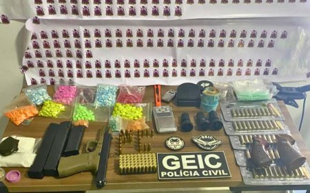 PCGO prende em flagrante traficante com grande quantidade de drogas e arma com “kit rajada” em Anápolis