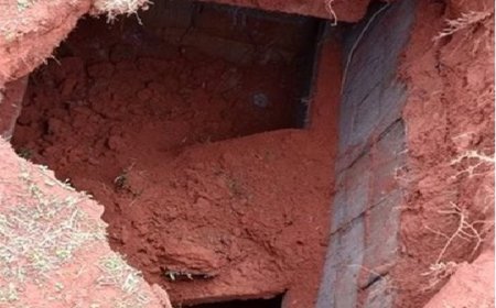 Mulher cai em cova durante visita ao cemitério