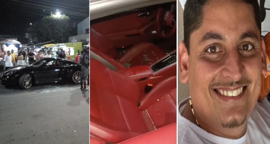 MA: Empresário é assassinado a tiros dentro de Porsche