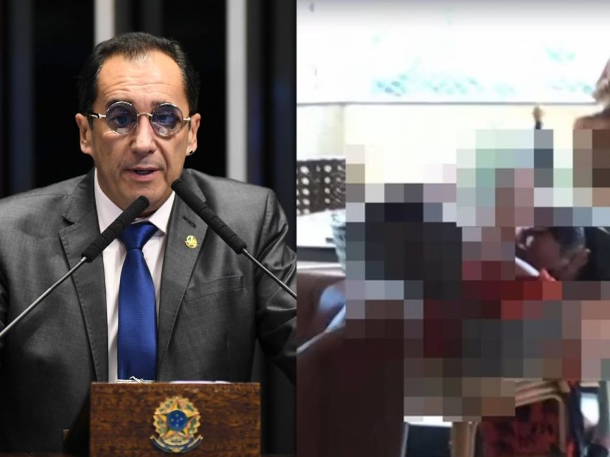 Vaza vídeo íntimo de senador Jorge Kajuru com mulher casada e gera repercussão na internet