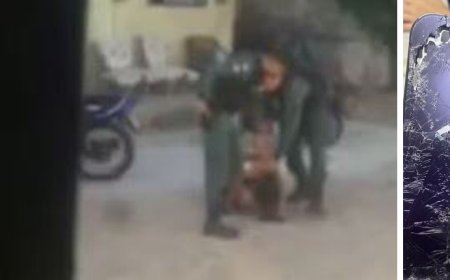 Influenciadora é derrubada e tem celular quebrado ao tentar filmar abordagem policial