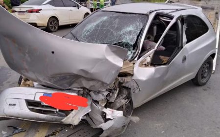 Casal bate carro após fugir de motel sem pagar conta de R$ 1,2 mil em SC