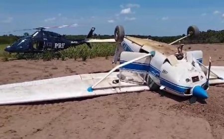 Garimpo Ilegal: aeronaves são apreendidas pela PRF; veja as fotos