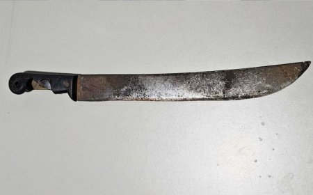 PCGO prende homem por tentar matar outro com golpes de facão; A vítima teve 3 dedos decepados