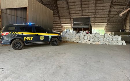 PRF apreende 1,9 tonelada de maconha em Campo Grande (MS)