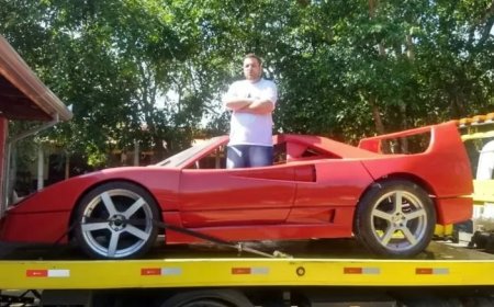 Dentista tem bens bloqueados após criar réplica de Ferrari em garagem