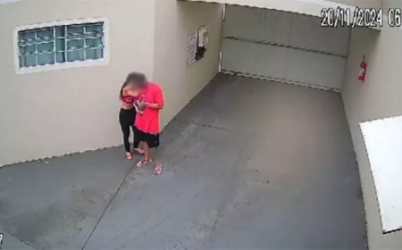 Casal é flagrado pulando muro de motel sem pagar a conta; VEJA O VÍDEO