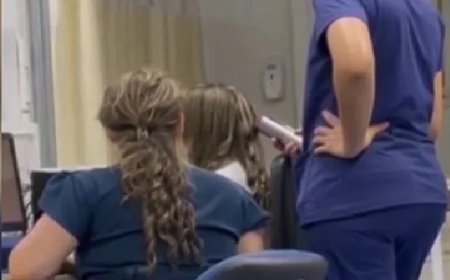 Profissionais de saúde são filmadas fazendo babyliss durante expediente em UPA; Veja o Vídeo
