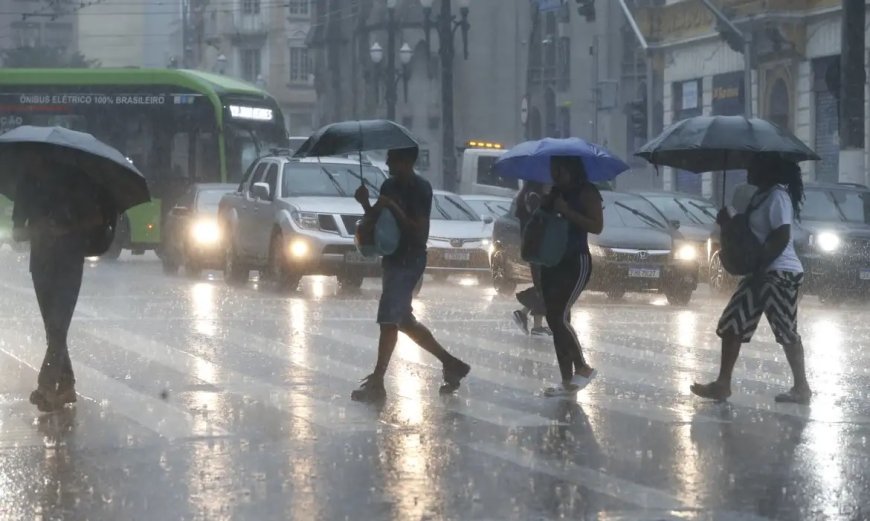 Inmet alerta para chuvas intensas no Centro-Oeste e Sudeste