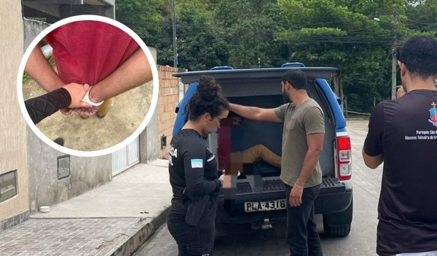 PCES prende na Bahia suspeito de perseguir e ameaçar ex-namorada em São Mateus