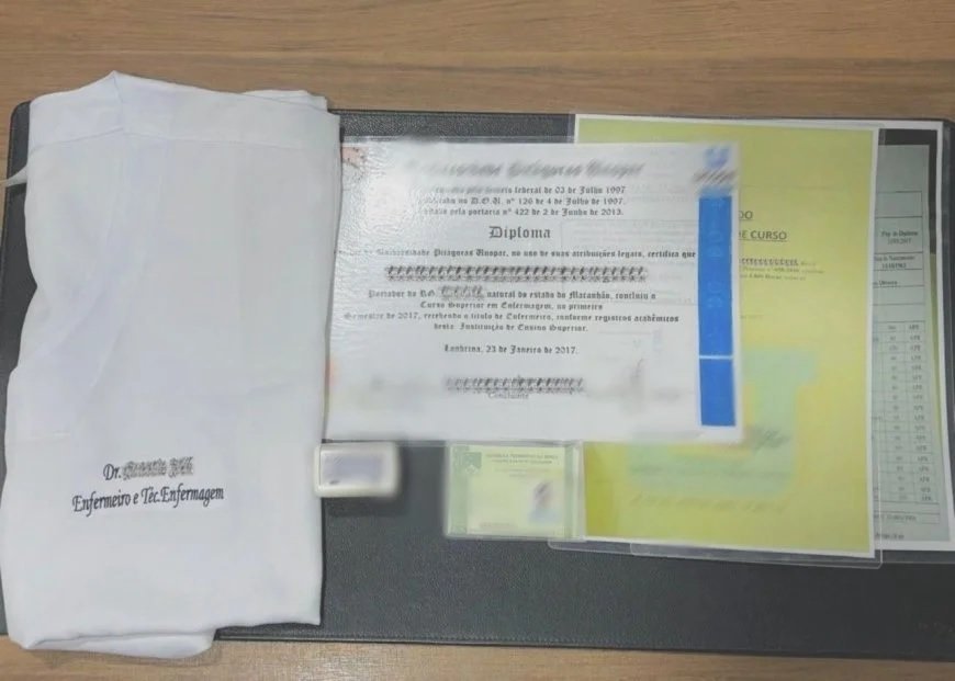 Técnico de enfermagem é desmascarado por comprar diploma falso e atuar como enfermeiro em Tocantins; veja
