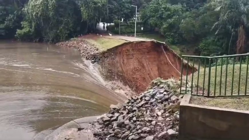 Barragem de Parque em Belo Horizonte Se Rompe Durante Chuva e Atinge Avenida Dom Pedro I