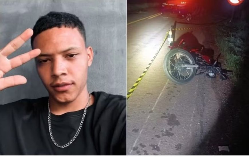 Motociclista morre após colidir com vaca em rodovia