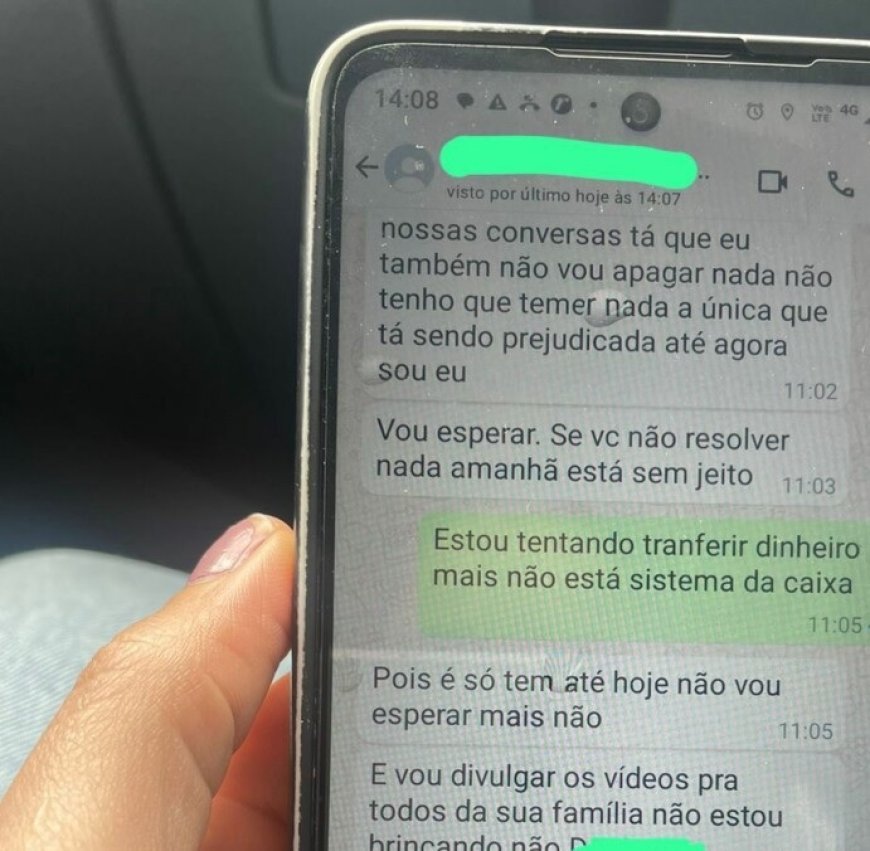 Mulher é presa por extorquir vítima e repassar imagens íntimas; veja as mensagens