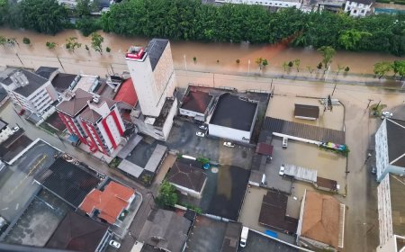 Defesa Civil alerta para risco de chuvas intensas em Santa Catarina