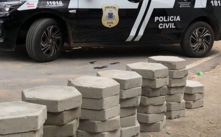 Polícia Civil recupera 500 pedras furtadas de uma obra da Prefeitura