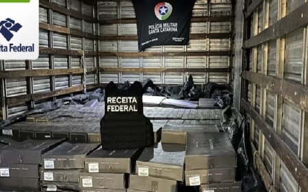 Receita Federal apreende carga com mais de R$ 400 mil de vinhos argentinos em Blumenau/SC