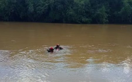 Homem é levado por forte correnteza e morre afogado em rio