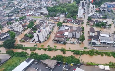 Inmet alerta para chuvas intensas no Sul do país