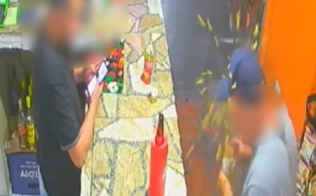 Coxinha explode em bar e cliente sofre queimaduras leves; VEJA O VÍDEO