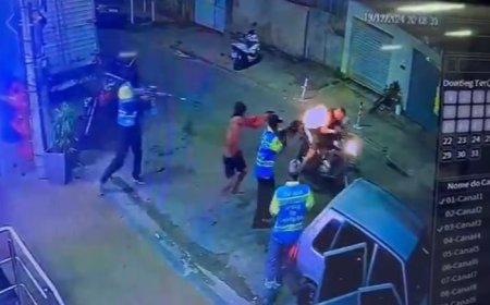 VÍDEO: Policial penal é morto durante tentativa de assalto a depósito de bebidas