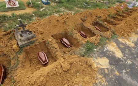 Enterro de 17 fetos é realizado após abandono em maternidade pública de Manaus