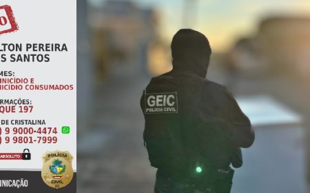 PCGO prende investigado por ajudar outro a matar mãe e padrasto de ex após fim de relacionamento