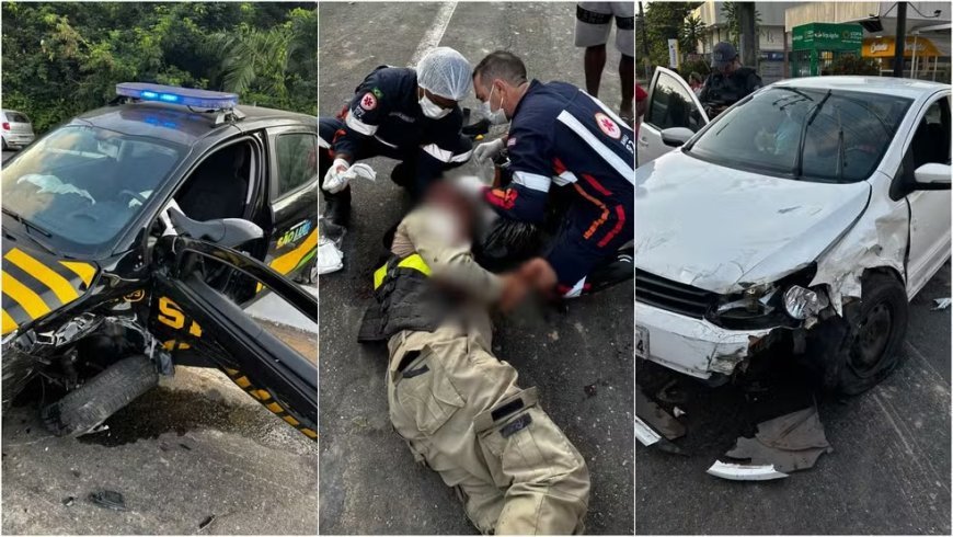 IMAGENS FORTES: Agente de trânsito é atropelado enquanto trabalhava em São Luís; motorista é suspeito de embriaguez; VEJA O VÍDEO